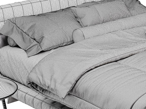 Twiggy Bed 02 3D Model