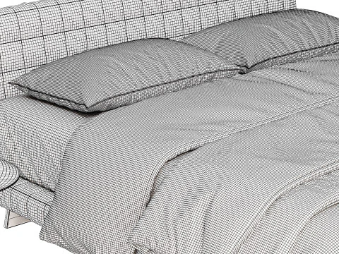 Twiggy Bed 03 3D Model