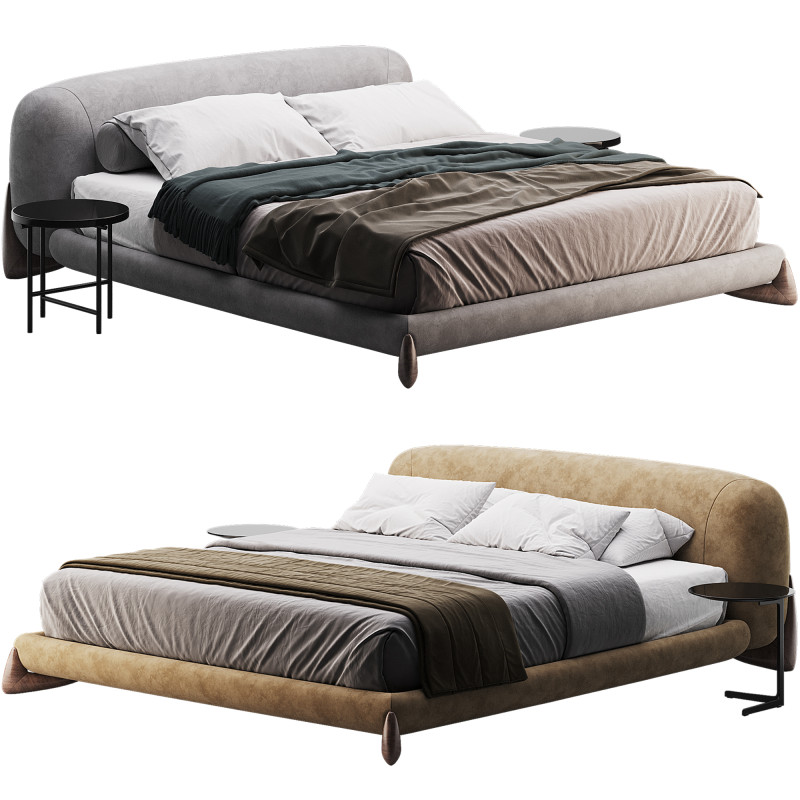Softbay Bed Model 3D .c4d .max .obj .3ds .fbx .stl .blend