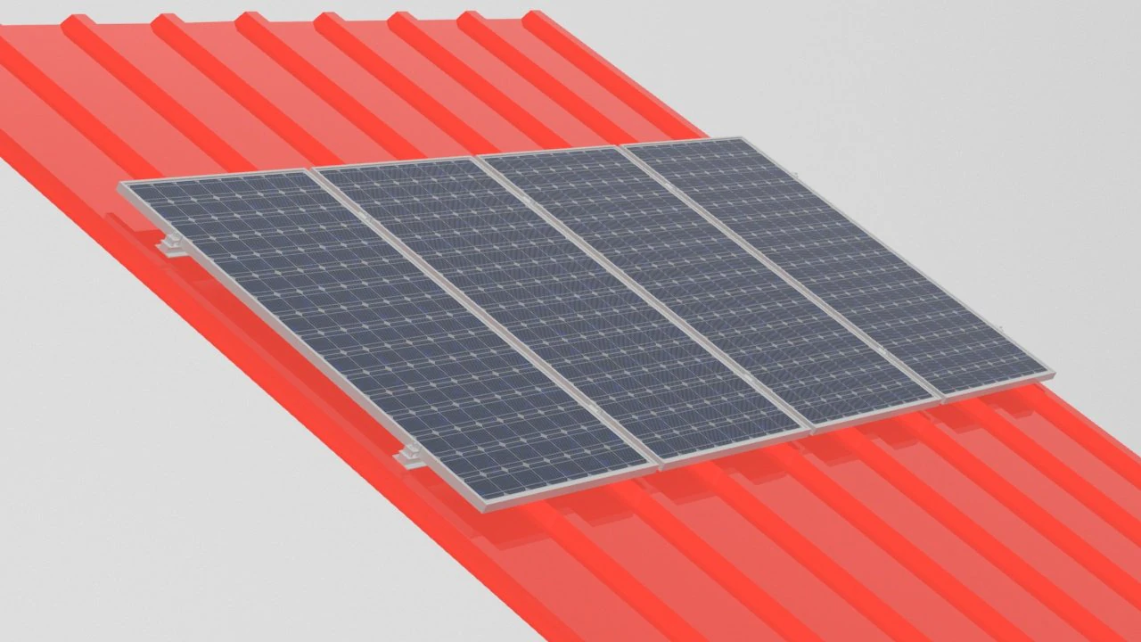 Solar Panel Roof 3D Model .c4d .max .obj .3ds .fbx .stl .blend