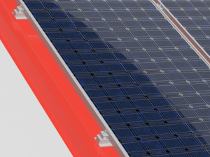 Solar Panel Roof 3D 模型