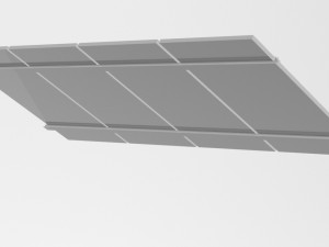 Solar Panel Roof 3D 模型