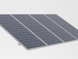 Solar Panel Roof 3D 模型