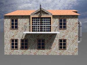 Steampunk house 01 3Dモデル