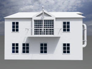Steampunk house 01 3D Model