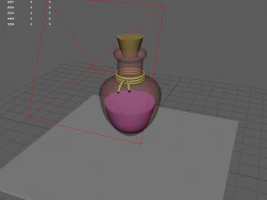 Potion bottle 01 3D Model