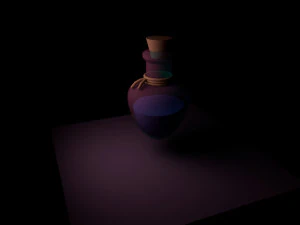 Potion bottle 01 3D Model