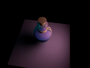 ポーションボトル01 3Dモデル