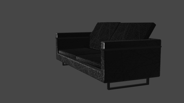 Armchair 01 Model 3D .c4d .max .obj .3ds .fbx .stl .blend 