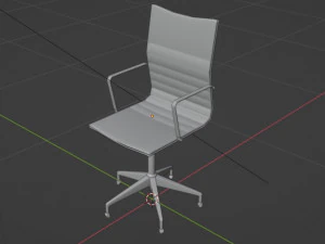 Office chair 01 3D Model