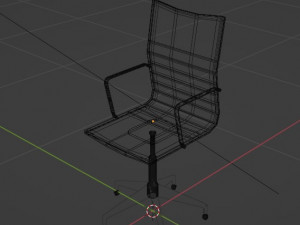Office chair 01 3D 모델