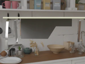 Office desk 01 3D Model