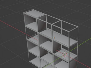 Bookshelf 01 3D Model