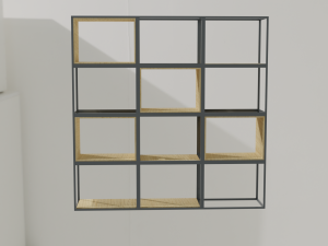 Bookshelf 01 3D Model