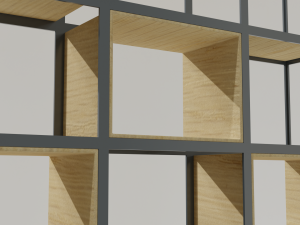 Bookshelf 01 3D Model