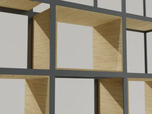 Bookshelf 01 3D Model