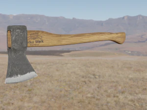 도끼 3D 모델