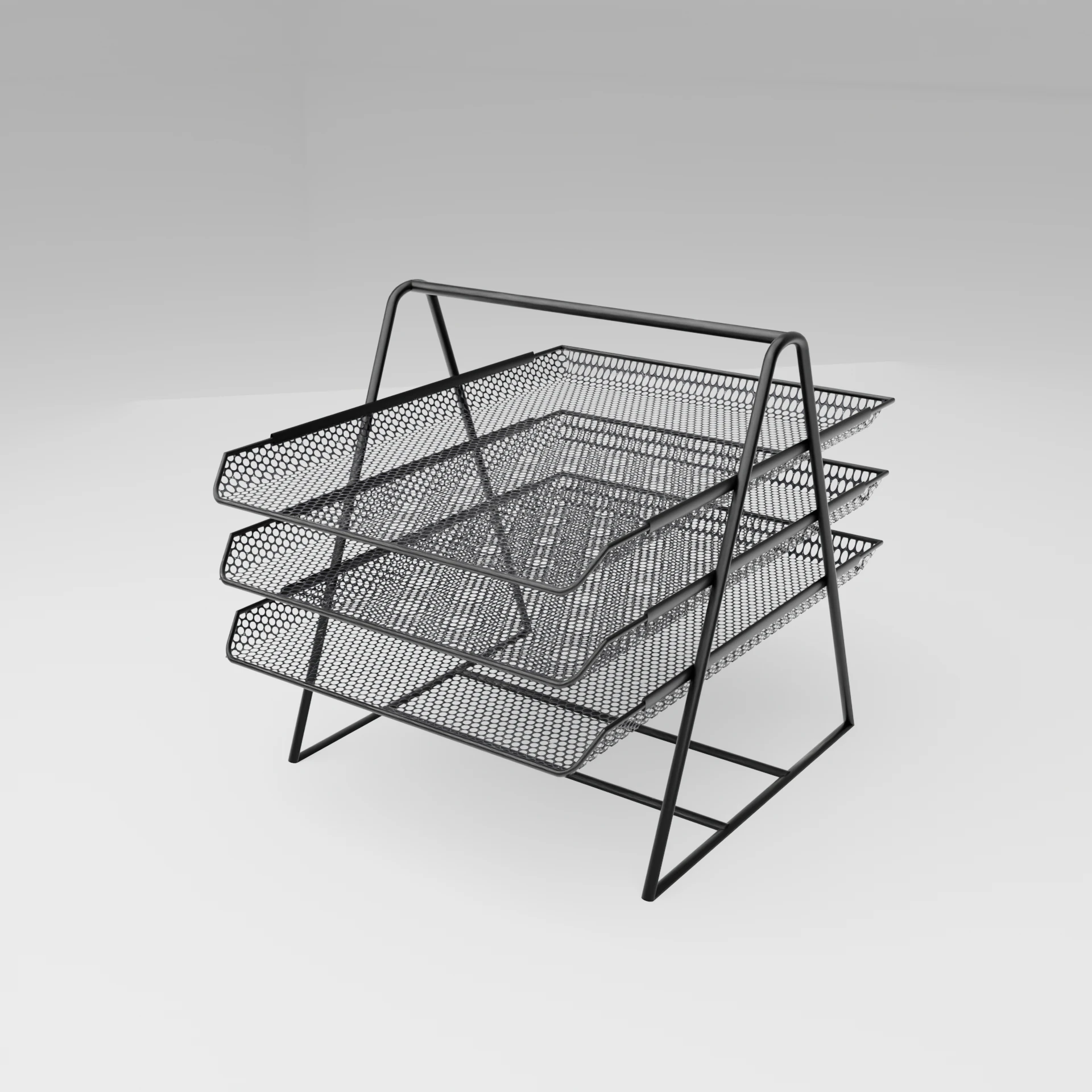 File Rack 3D Model .c4d .max .obj .3ds .fbx .stl .blend 