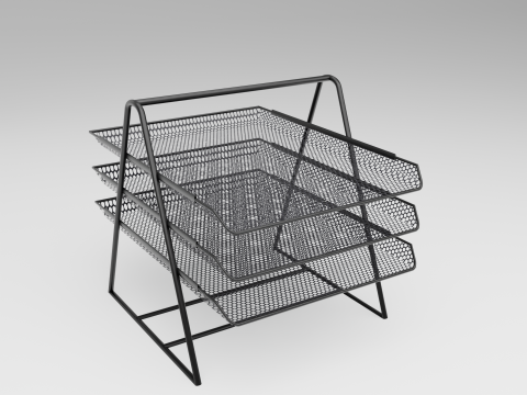 File Rack 3D 모델