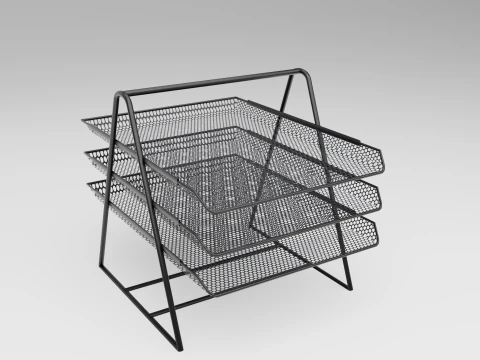 File Rack 3D Model