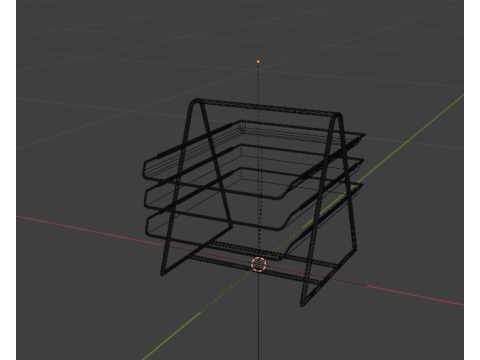 File Rack 3D 모델