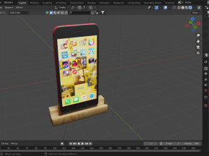 IPhone se 2022 red 3D 모델