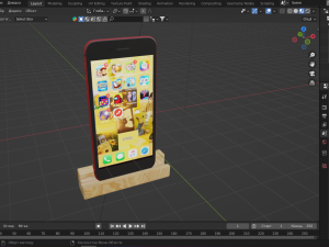 IPhone se 2022 red 3D 모델