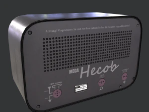 Retro Radio 3D Model