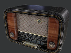 Retro Radio 3D Model