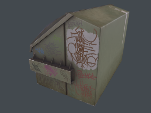 Trash can 3D मॉडल