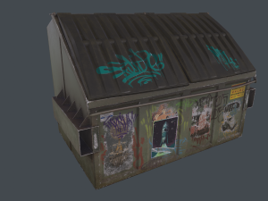 Trash can 3D मॉडल