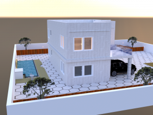 3d modern house 3D Модель
