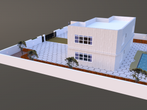 3d modern house 3D Модель