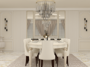 New classic dining room 3D Модель
