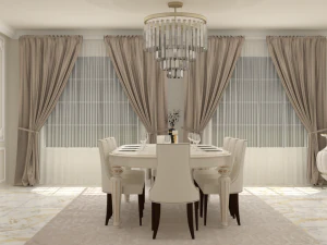 New classic dining room 3D Model
