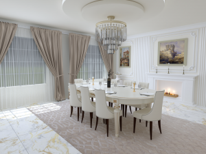 New classic dining room 3D Модель