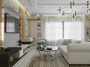 Modern bedroom dressing 3D Model