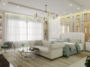 Modern bedroom dressing 3D Model