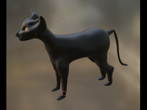 Sphinx cat 3D Model