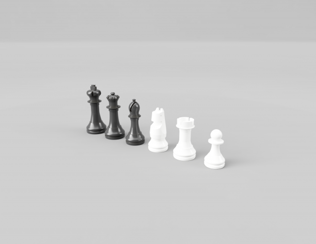 Chess Set 3D मॉडल .c4d .max .obj .3ds .fbx .stl .blend 