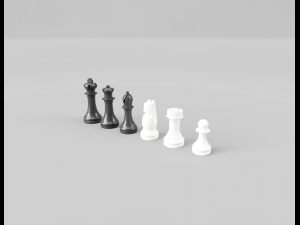 Chess Set 3D 模型