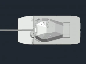 AMX10 wheeled tank 3D Model