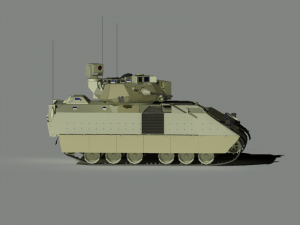 Infantry fighting vehicle Bradley 3D Model