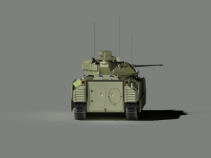 Infantry fighting vehicle Bradley 3D Model
