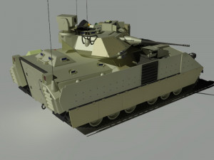 Infantry fighting vehicle Bradley 3D Model