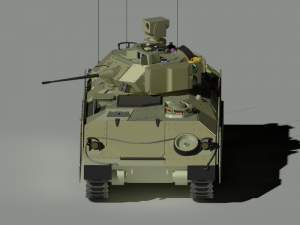 Infantry fighting vehicle Bradley 3D Model