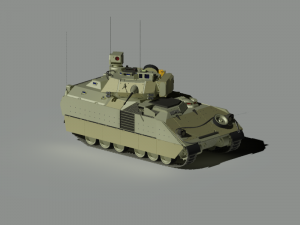 Infantry fighting vehicle Bradley 3D Model