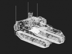 Infantry fighting vehicle Bradley 3D Model