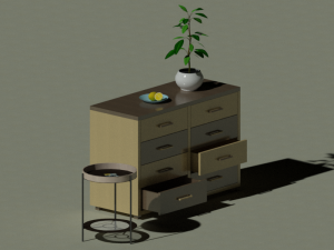 Dresser plant 3D 모델