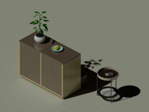 Dresser plant 3D 모델